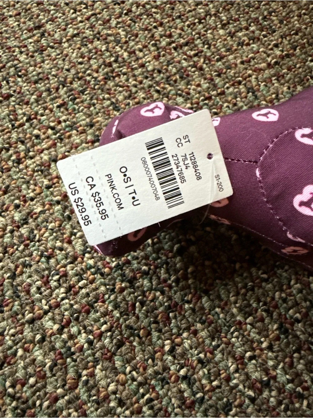 PINK Victorias Secret plush dog